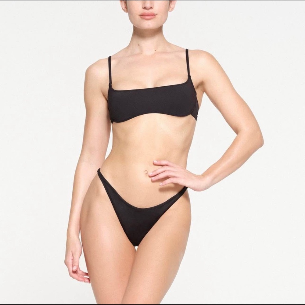 Skims Black Bikini Set